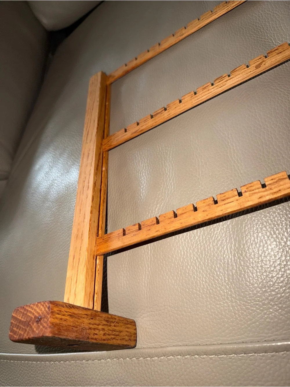 *Wood Crafted Necklace/Bracelet/Jewelry Display Holder Stand Natural Oak Finish